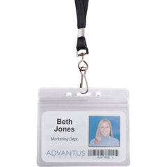 ID HOLDER LANYARD-HORIZ-PACK OF 20- AVT91132