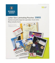 LAMINATING POUCH - LETTER SIZE - 9 X 11-1/2 INCH - 5MIL- PACK OF 50