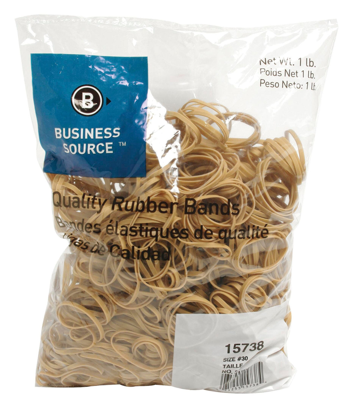 RUBBERBANDS SIZE NO. 30 1LB- PACK OF 1150- BSN15738