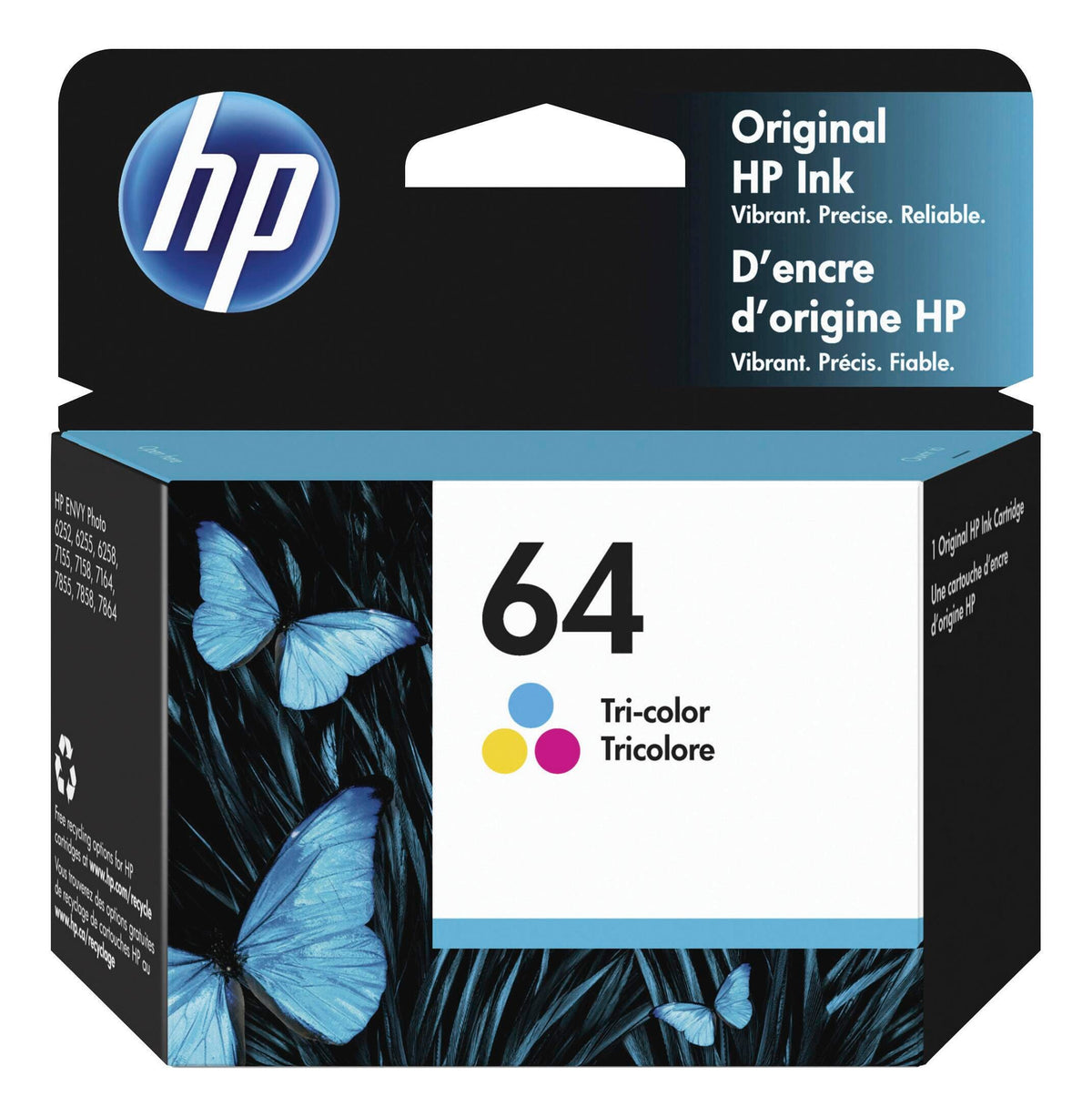 CARTRIDGE INK TONER HP HEWN9J89AN TRI-COLOR