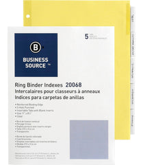DIVIDER INSERTABLE 5 TAB CLEAR 50 SETS BSN20068BX