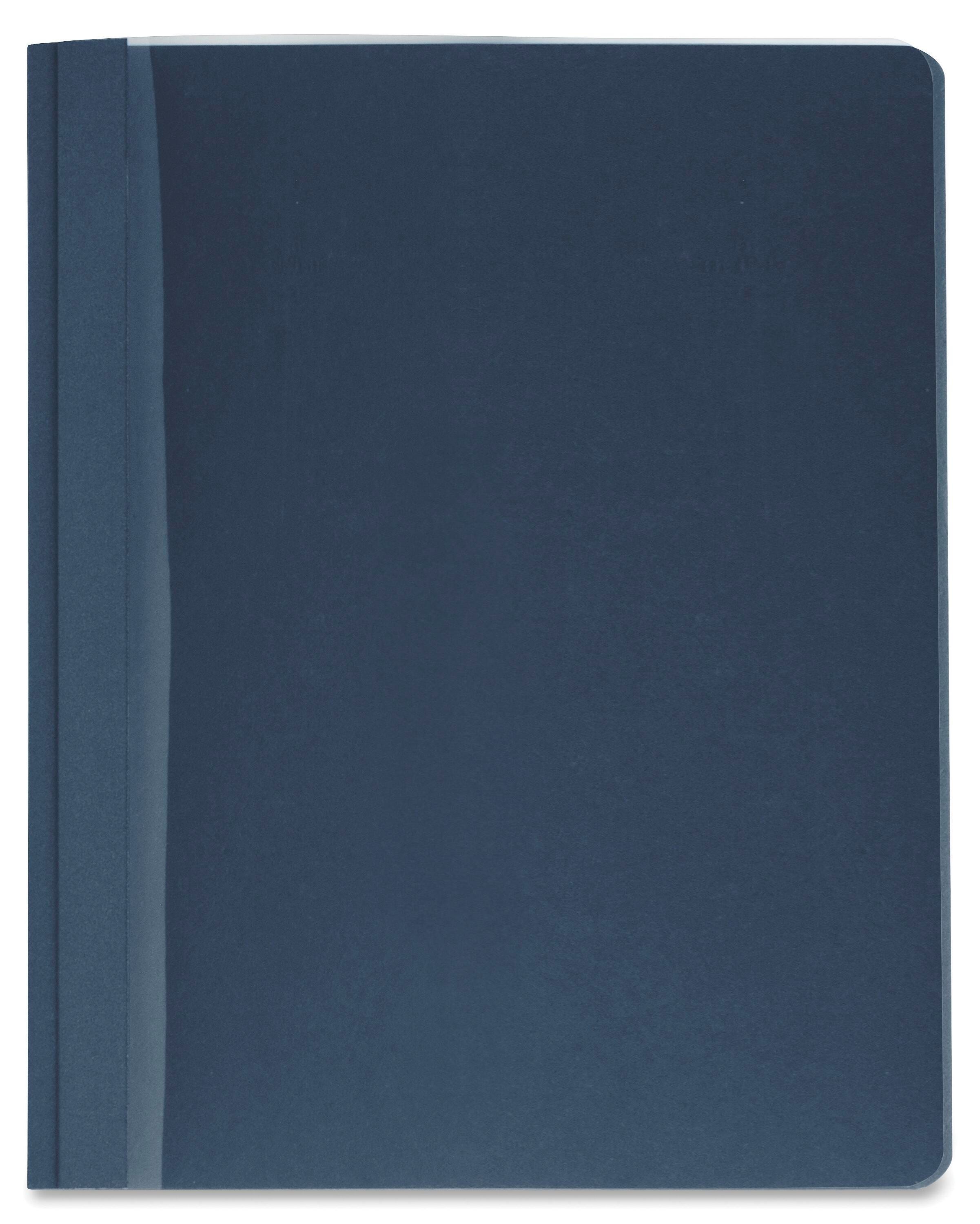 REPORT COVER CLR FRONT 8.5X11 IN 1/2 IN CAP DK BLUE PK OF 25 BSN78522