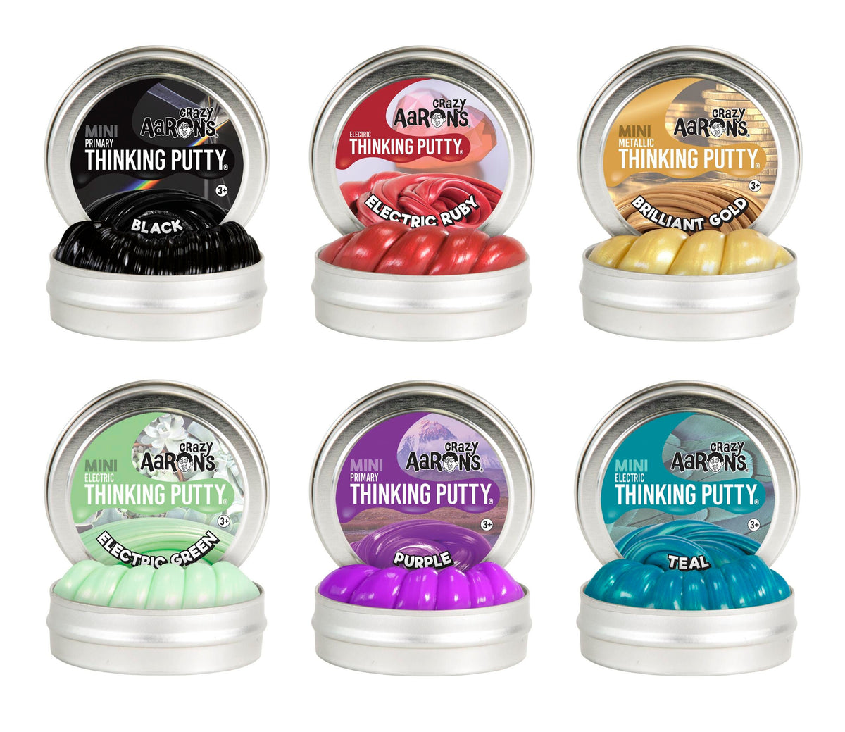 THINKING PUTTY ASSORTMENT OF MINI TINS