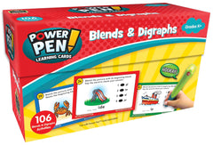 POWER PEN LEARNING CARDS BLENDS AND DIGRAPHS
