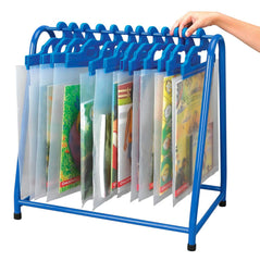 TABLETOP READ ALONG RACK- BLUE