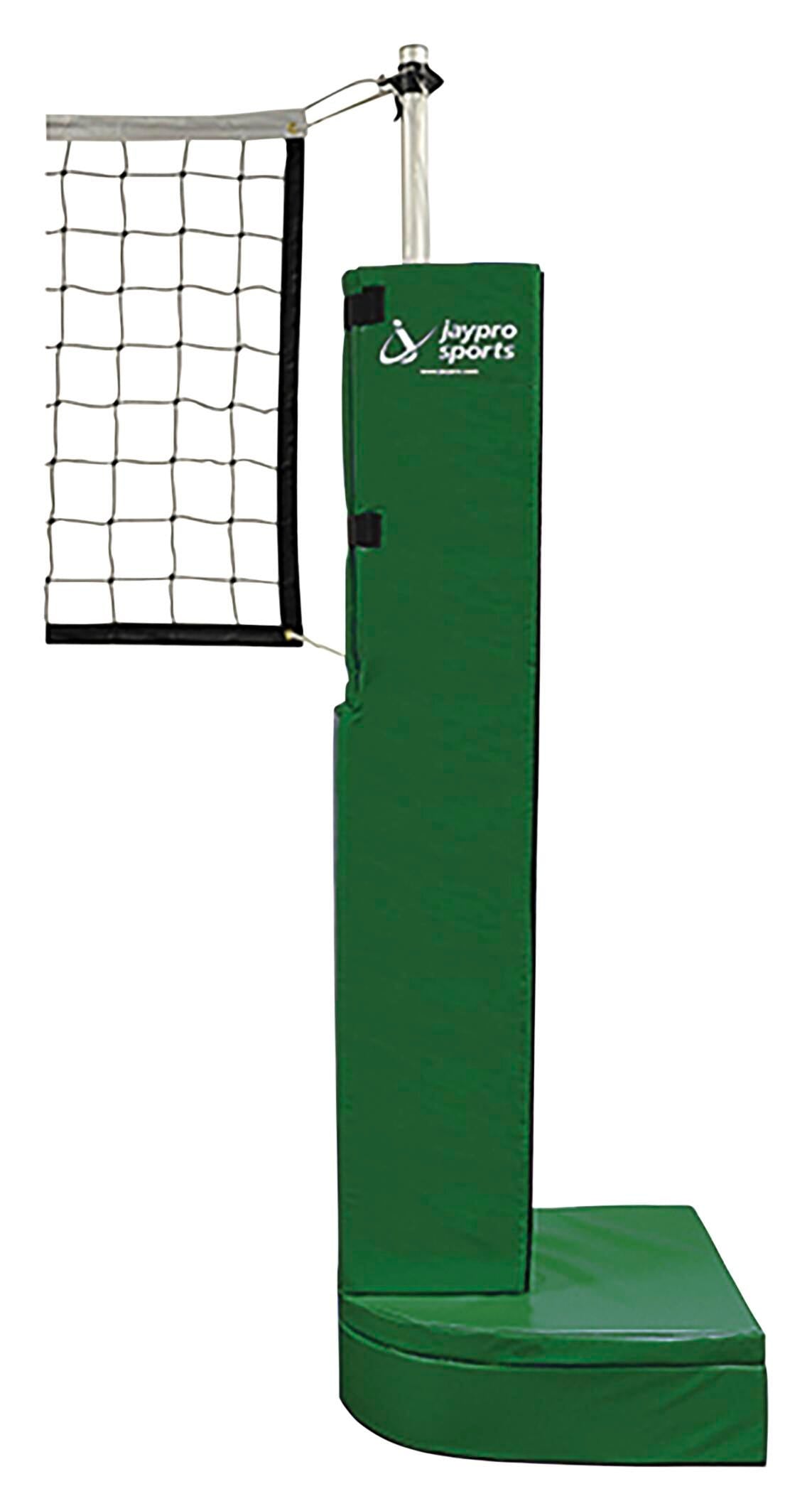 GYMGLIDE PACKAGE 2-INCL- 2 GYMGLIDE UNITS-2 DELUXE UPRIGHT PADS-2 BASE PADS-1 VOLLEYBALL NET GREEN BASE