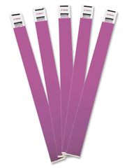 WRISTBAND - ADVANTUS TYVEK WRISTBAND 3/4 W X 9-1/2 L INCHES - PURPLE - AVT75440 - PACK OF 100