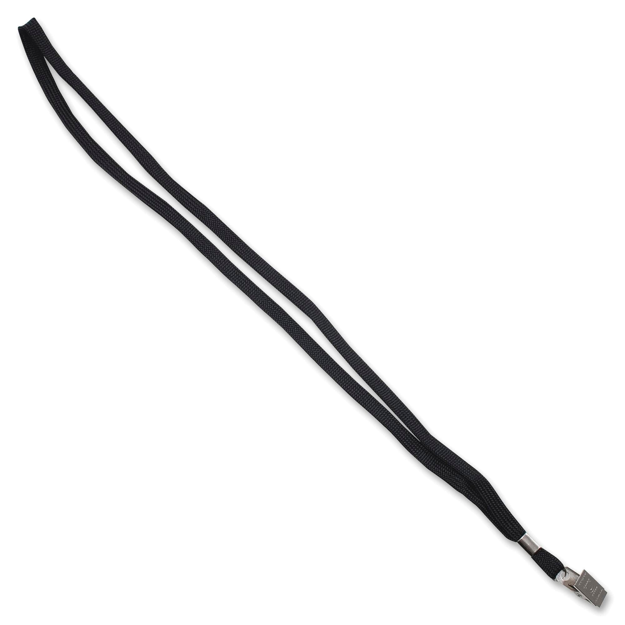 LANYARDS NECK CLIP BK - AVT75403 - PACK OF 24