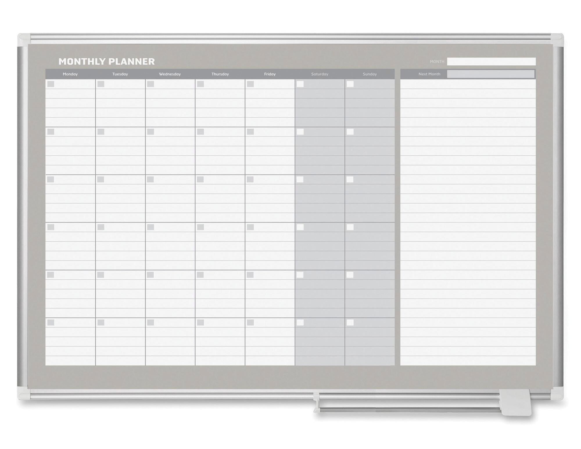 BOARD PLN LS CAL MNTH 48X36 INCHES - BVCGA0597830