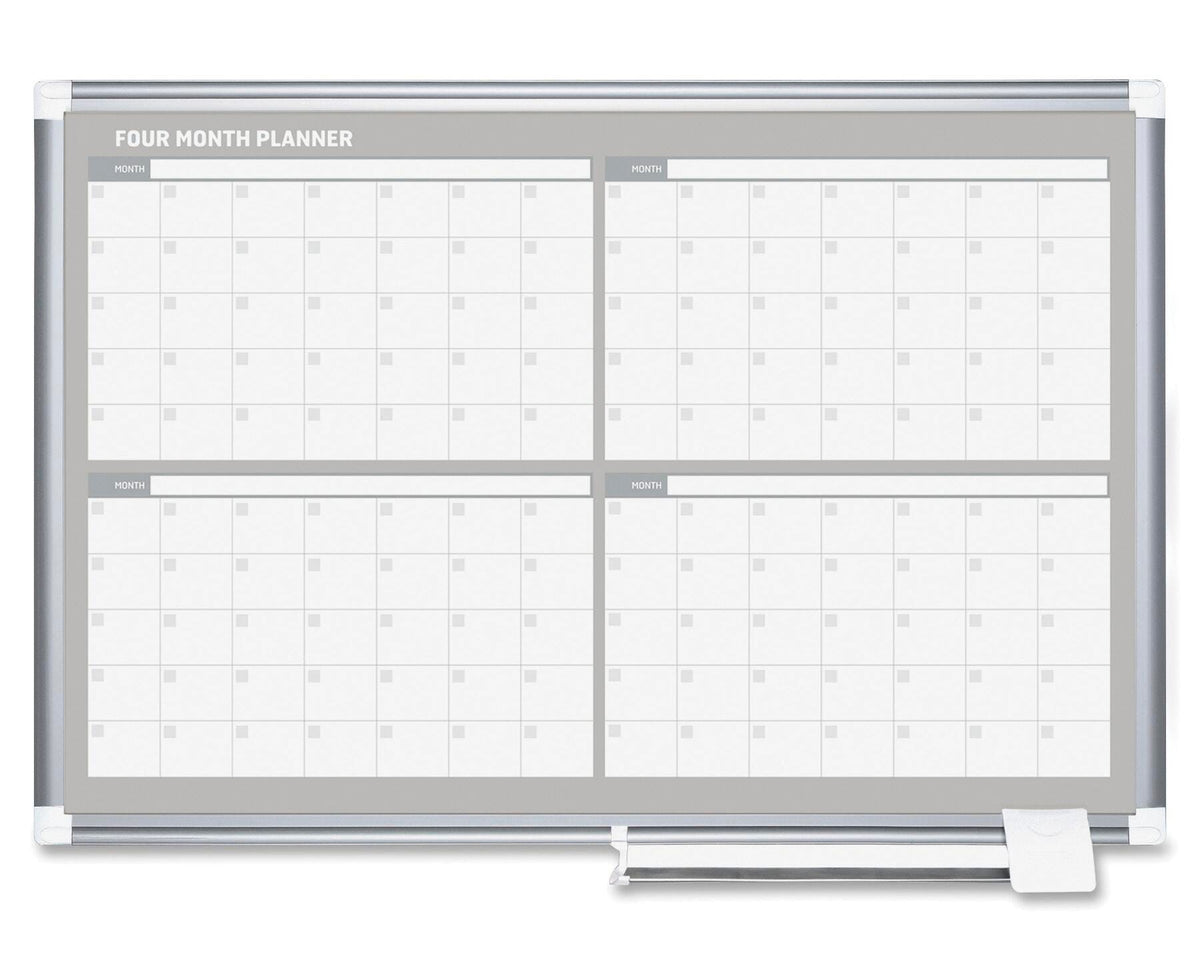 BOARD DRY ERASE 4-MONTH 36X24 INCHES - BVCGA03105830