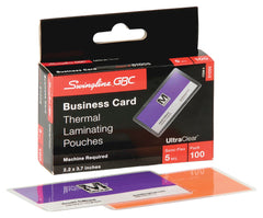LAMINATING POUCH - BUSINESS CARD SIZE - SWI51005 - PACK OF 100