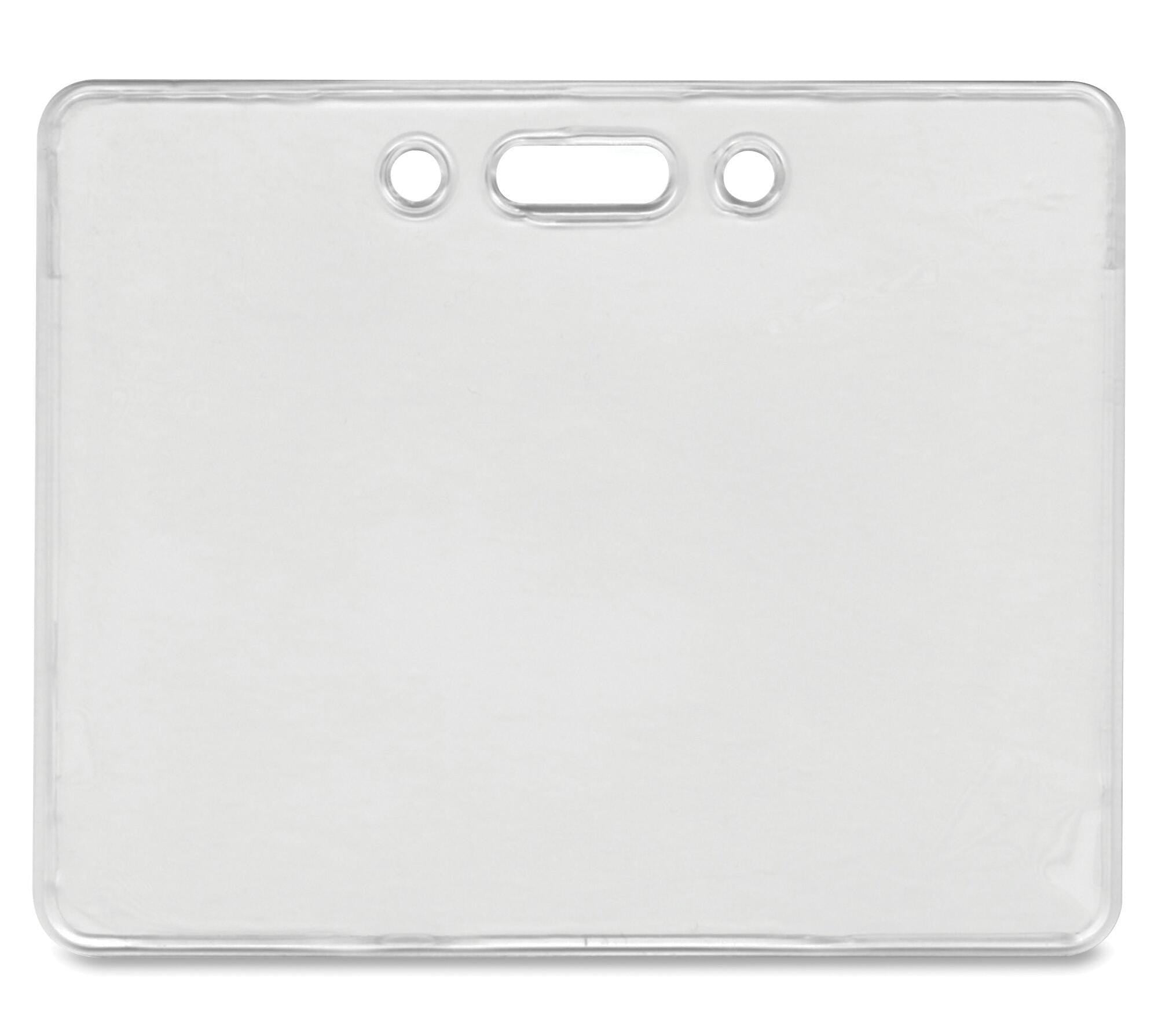 BADGE HOLDER HORIZNT CLR - AVT75450 - PACK OF 50