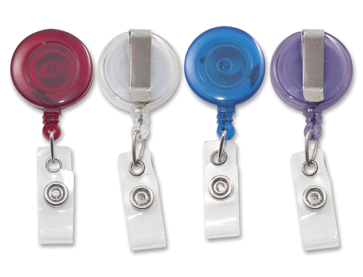 LANYARDS CARD REEL 4 AST - AVT75464 - PACK OF 4