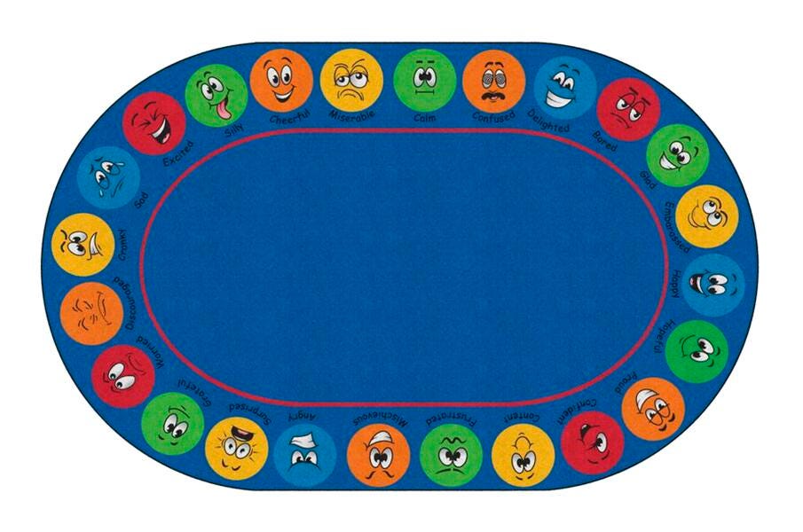 FLAGSHIP CARPETS - MY MANY FEELINGS - 6 FT X 8 FT 4 IN RECTANGLE