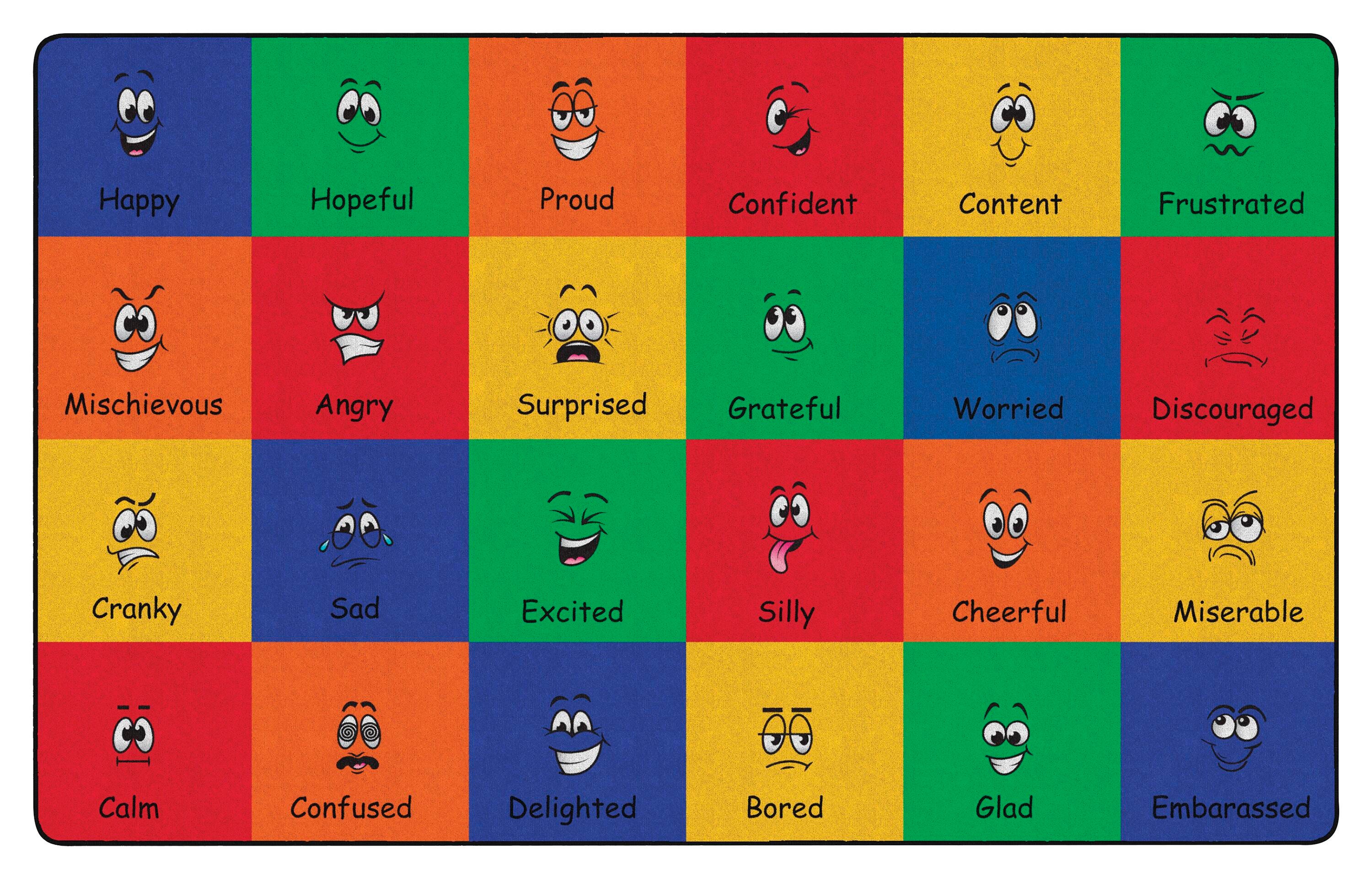 FLAGSHIP CARPETS - ALL TYPES OF FEELINGS - 6 FT X 8 FT 4 IN