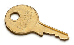 PADLOCK - ZEPHYR COMBINATION PADLOCK MASTER CONTROL KEY - SPECIFY KEY SERIES