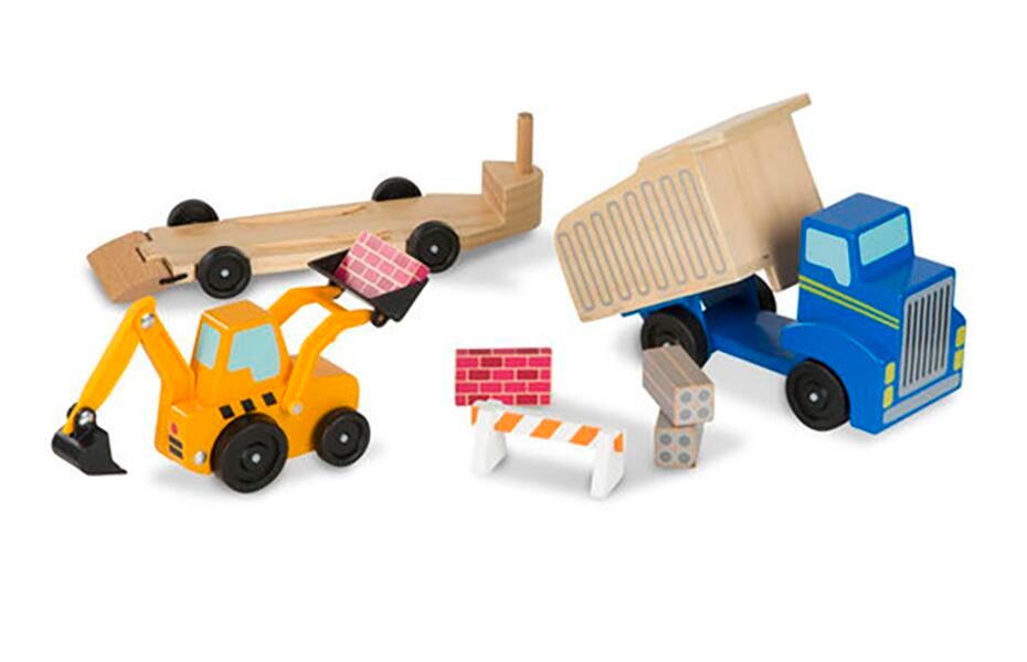 DUMP TRUCK AND LOADER - SET OF 8