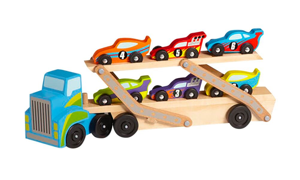 MEGA RACE-CAR CARRIER - SET OF 8