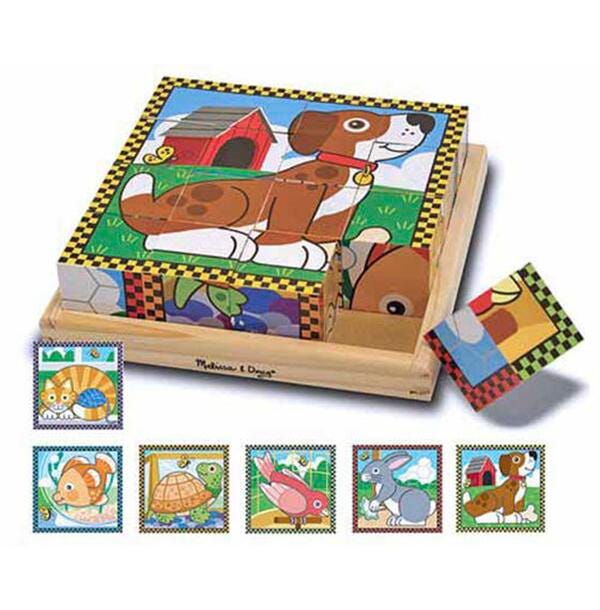 PETS CUBE PUZZLE - SET OF 17
