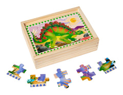 DINOSAURS PUZZLES IN A BOX - SET OF 5