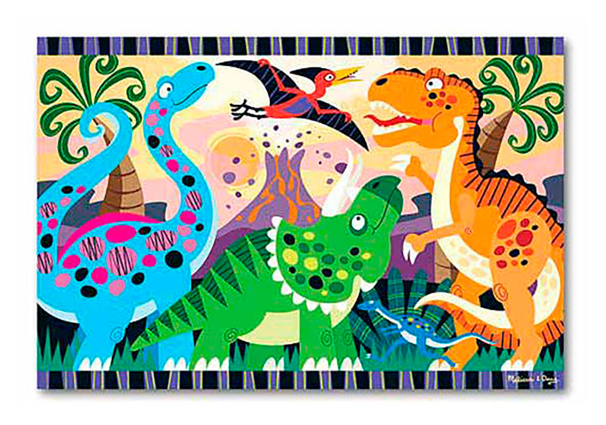 DINOSAUR DAWN FLOOR PUZZLE