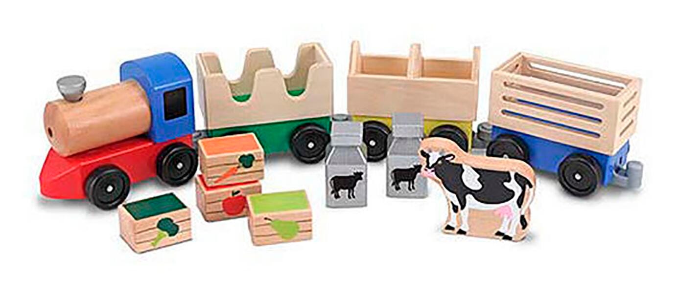 FARM TRAIN - SET OF 11