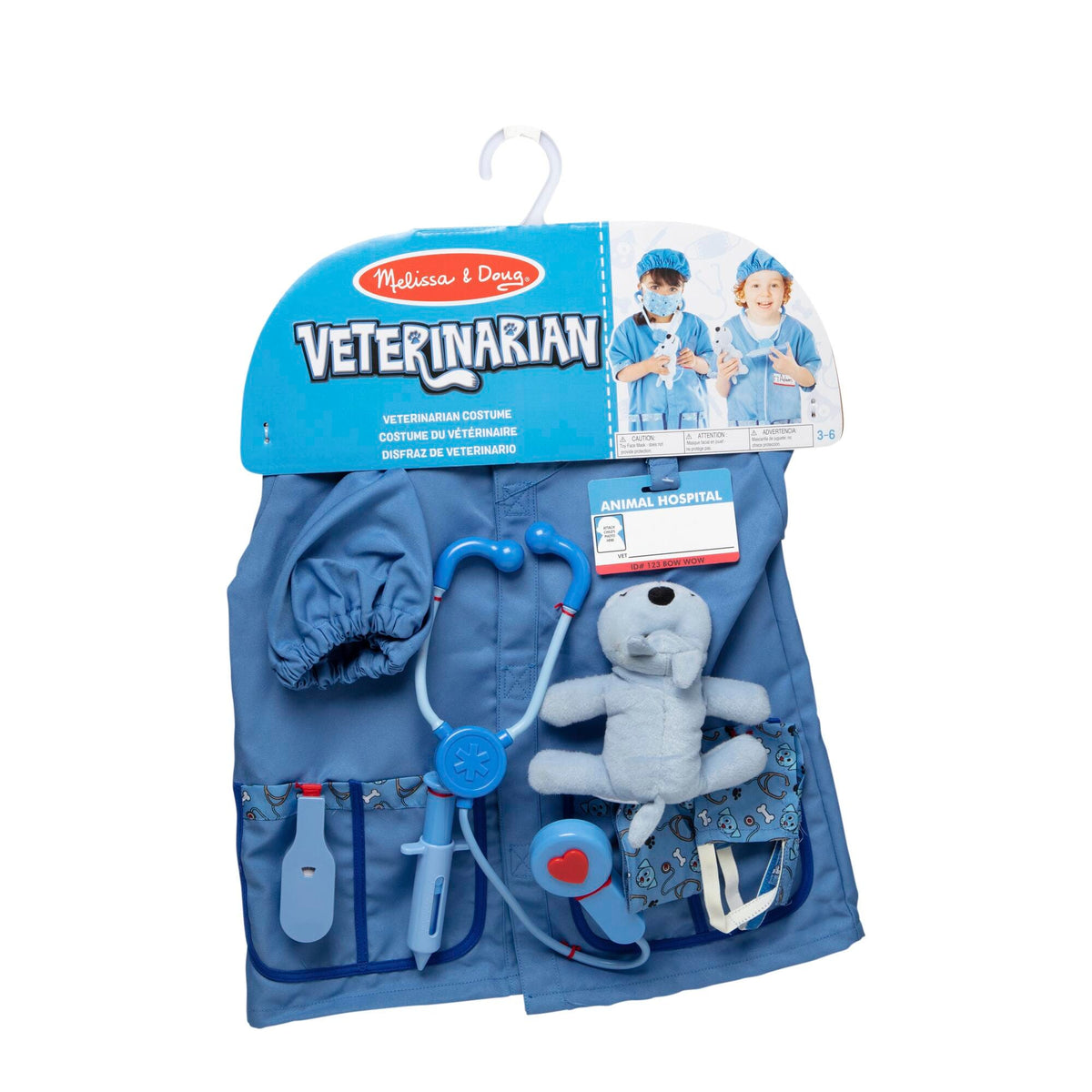 VETERINARIAN ROLE PLAY CLOTHING - SET OF 9