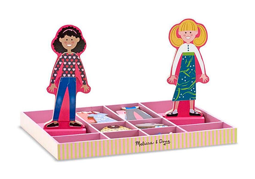 ABBY AND EMMA MAGNETIC DRESS-UP - SET OF 60