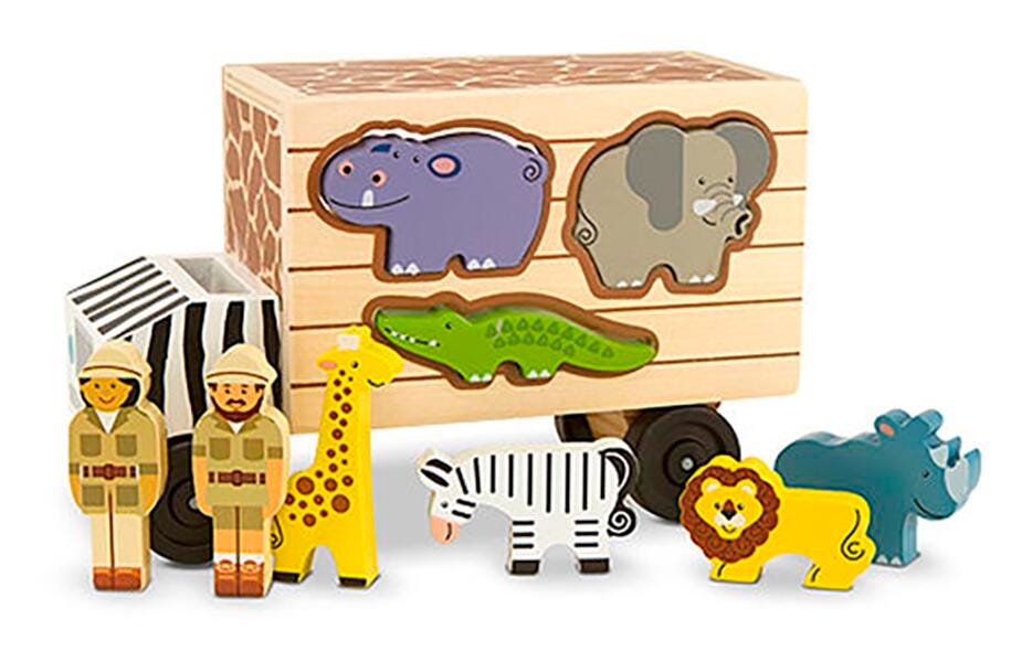 SAFARI ANIMAL RESCUE TRUCK - SET OF 10