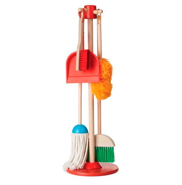 LETS PLAY HOUSE DUST SWEEP AND MOP - SET OF 6