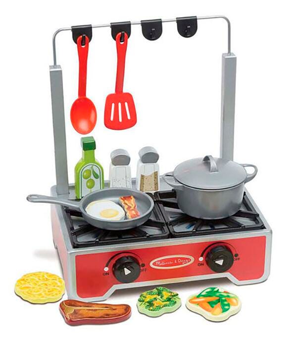 DELUXE WOODEN COOKTOP SET - SET OF 17