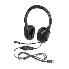 HEADSET OVER-EAR W/GOOSENECK MICROPHONE - USB - CALIFONE NEOTECH PLUS 1017MUSB - EACH