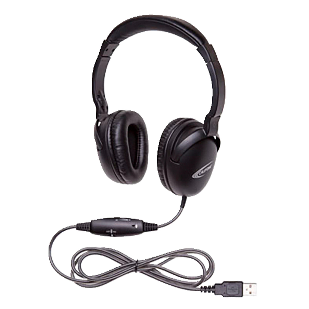 HEADSET OVER-EAR W/INLINE MICROPHONE - USB - CALIFONE NEOTECH PLUS 1017IMUSB - EACH