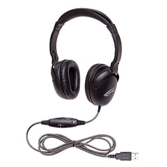 HEADSET OVER-EAR W/INLINE MICROPHONE - USB - CALIFONE NEOTECH PLUS 1017IMUSB - EACH