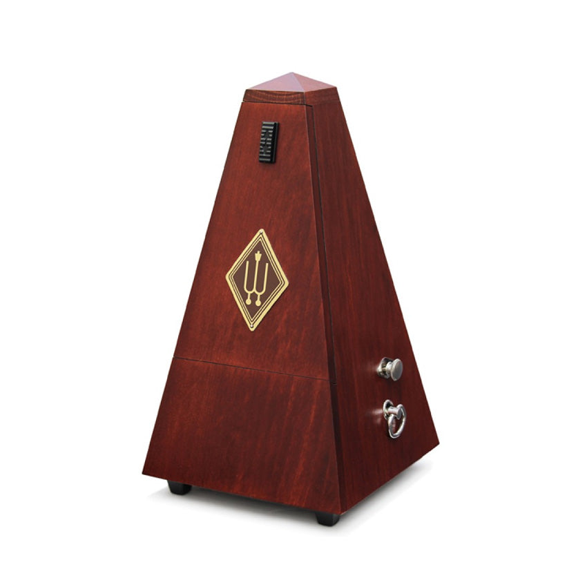 Wittner traditional wooden metronome, with bell - Mahogany