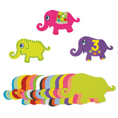 Paper Shapes Jumbo Elephants Pk100
