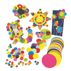 Glitter Mosaic Circles Pk3000