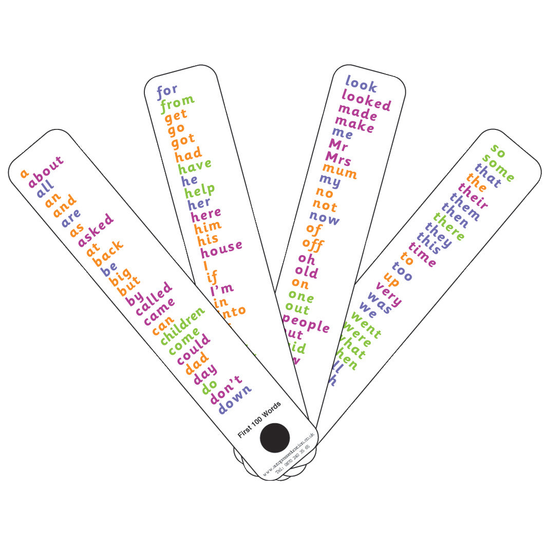 High Frequency Words Fan Pk 30
