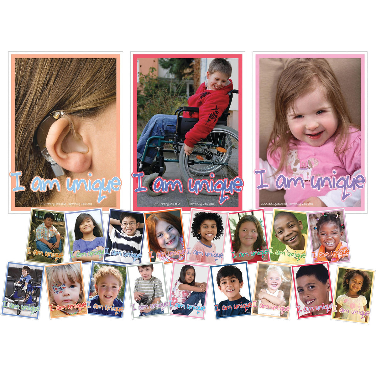 I Am Unique A4 Poster Pack Of 20.