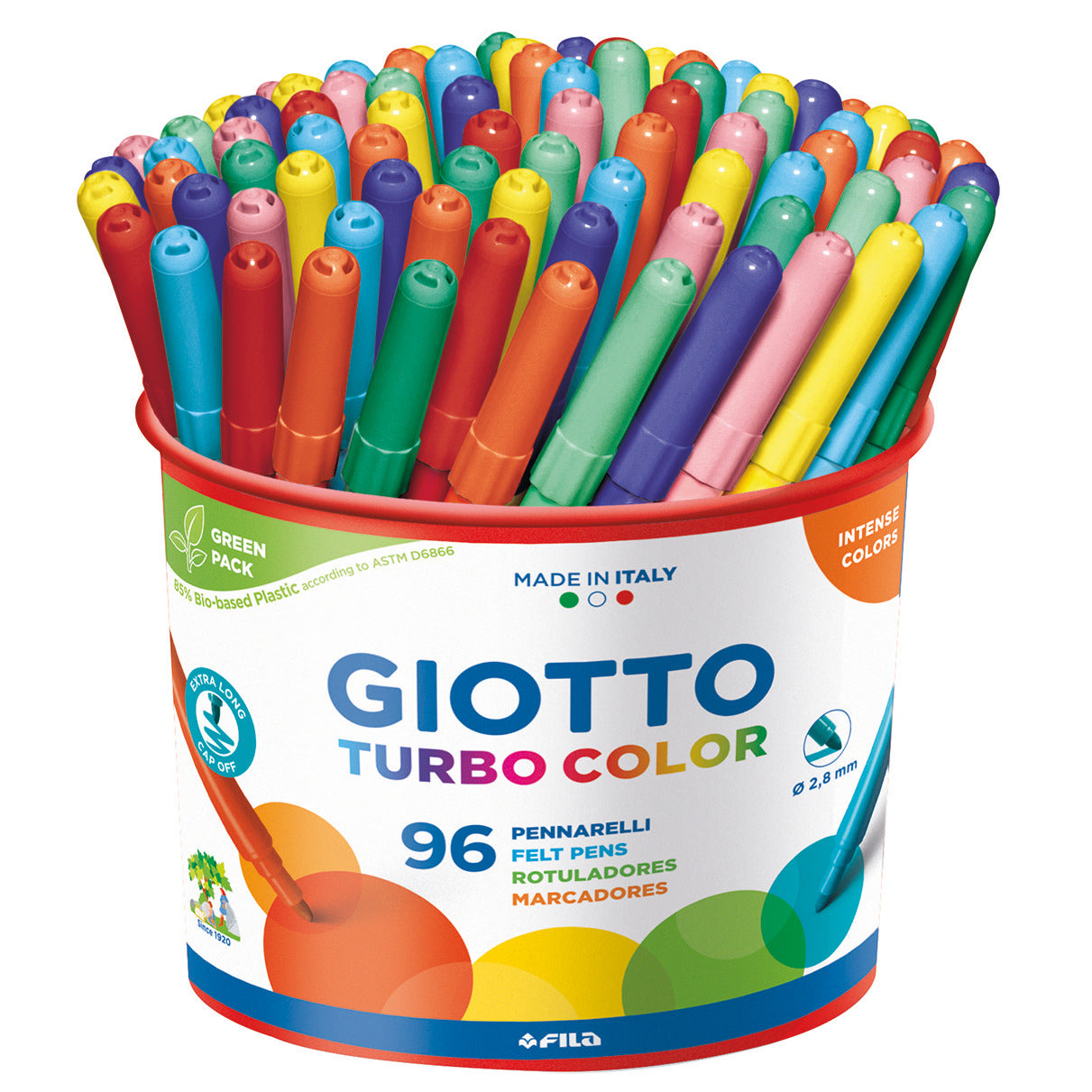 Pen Giotto Turbo Fine Asstd Tub96
