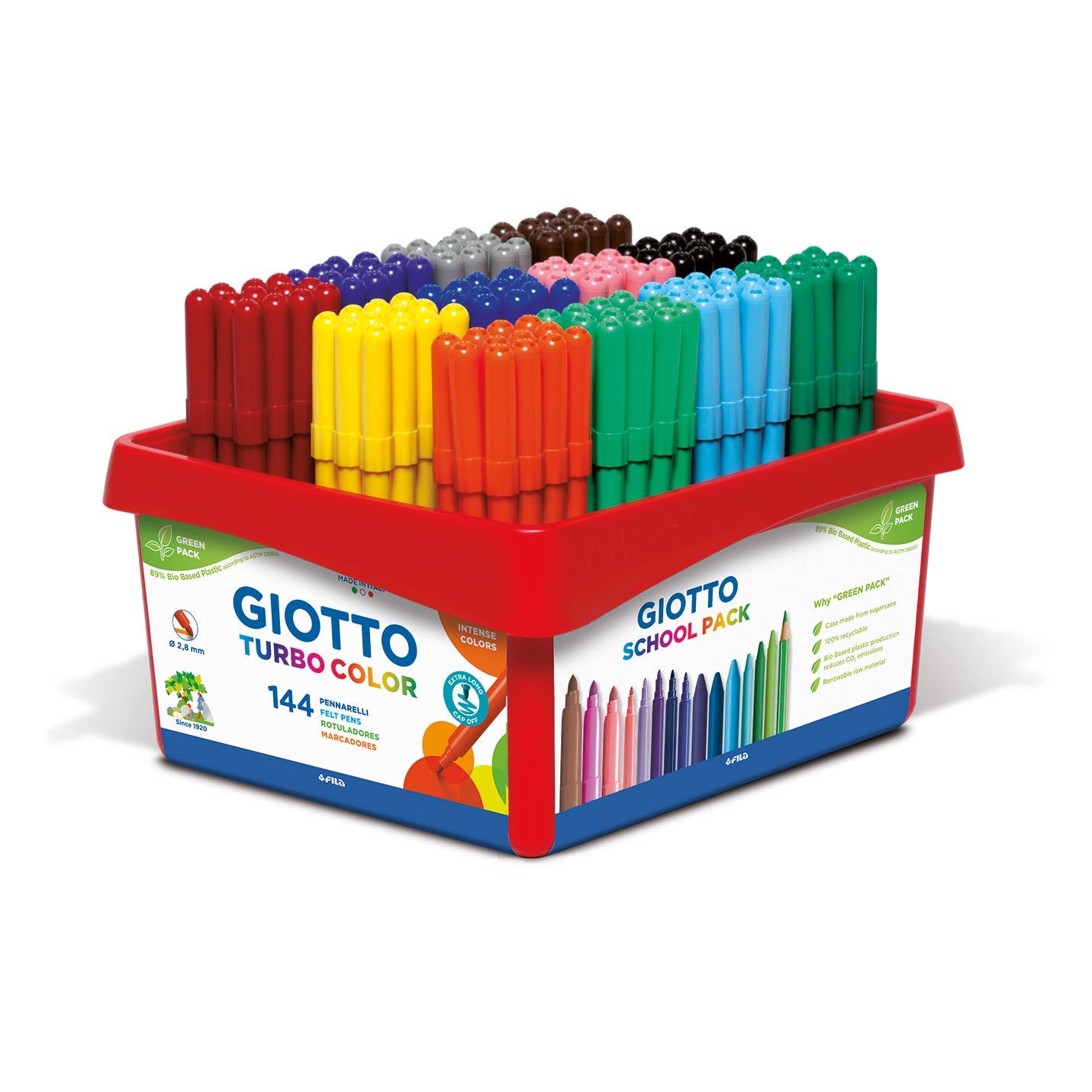 Pen Giotto Turbo Fine Asstd Pk144