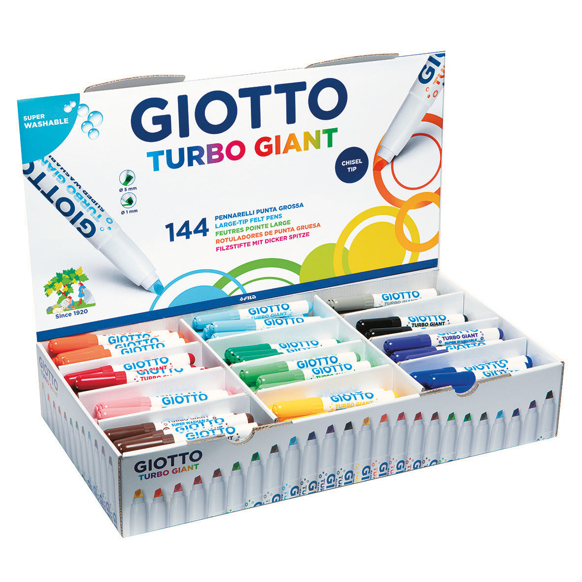 Pen Giotto Giant Asst.Chisel X144