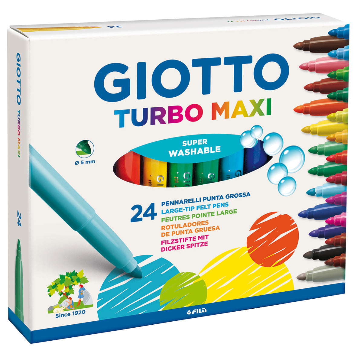 Pen Giotto Maxi Asstd Pk24