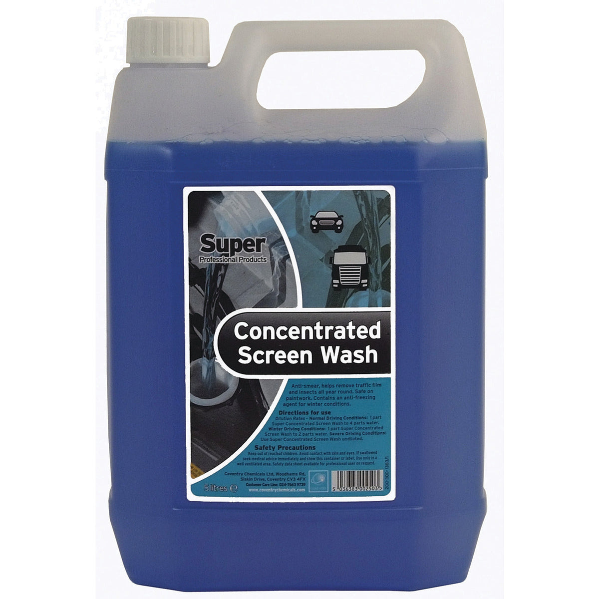 Concentrated Screen Wash 5Ltr Cs 2