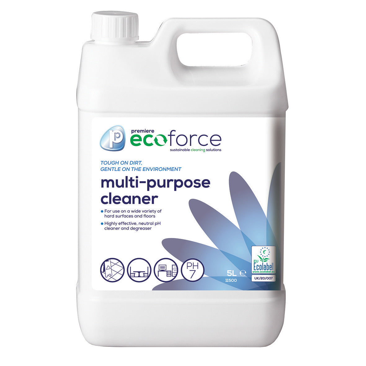 Ecoforce M/P Conc.Detergent 2X5Ltr