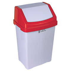 Bin Flip Top 50Ltr. Red