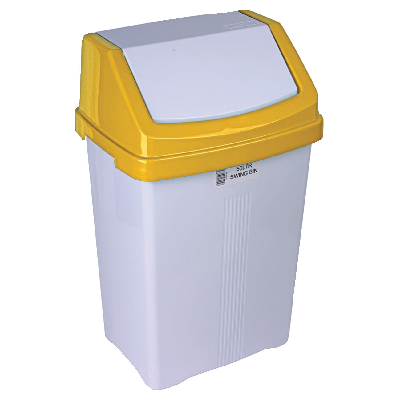 Bin Flip Top 50Ltr. Yellow