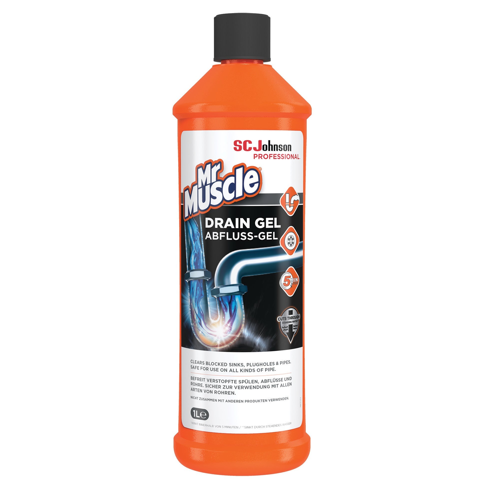 Mr Muscle Drain Gel Case 6X1Lt