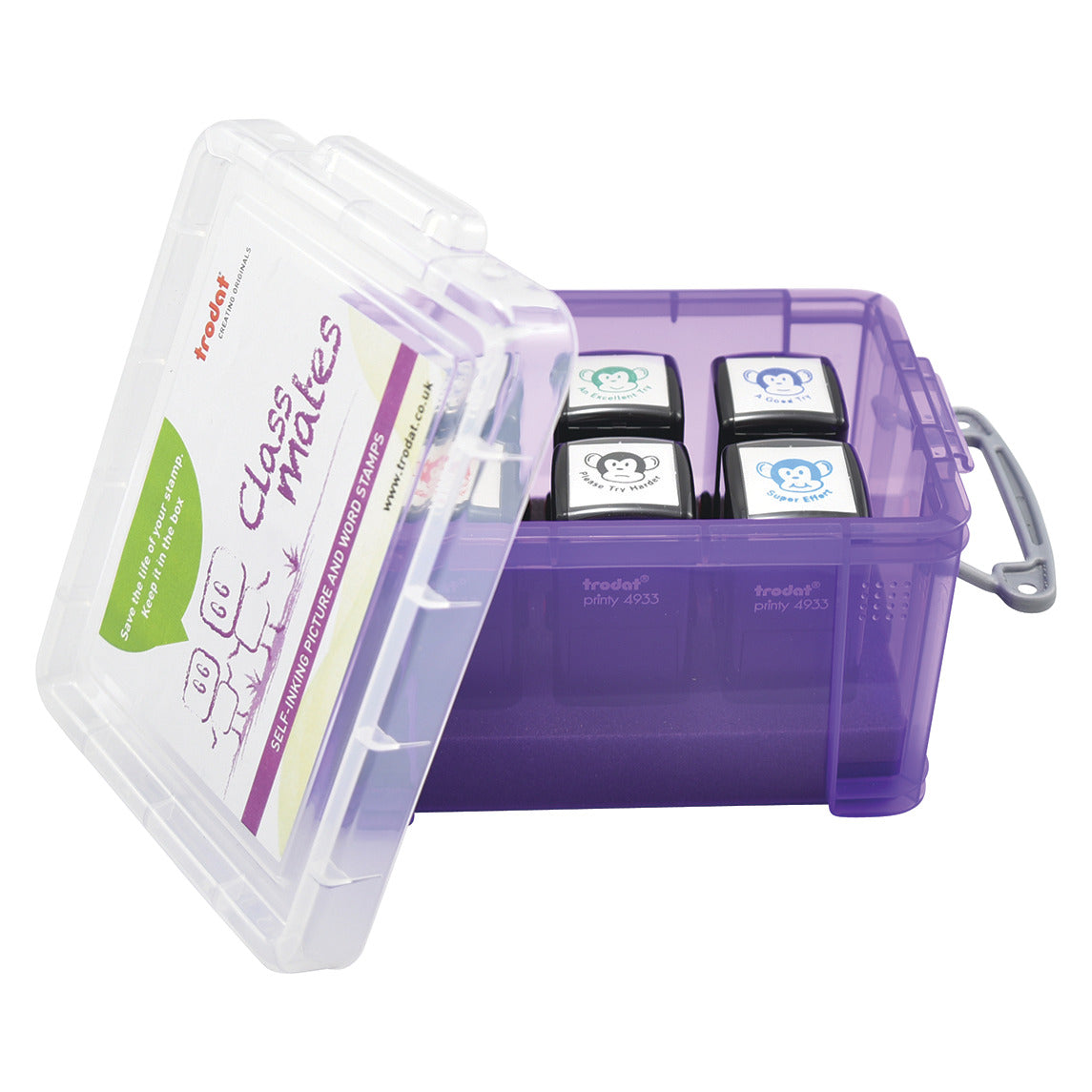 Stamp Set 6 Monkey Smiley Faces