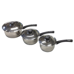 Sb. Saucepan Set 3 S/S 16,18,20Cm